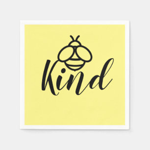 Bee Kind, wees leuk schattig honing bijen ontwerp Servet