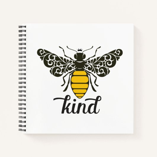 Bee Kind | Wees vriendelijk |  bijen Notitieboek (Voorkant)