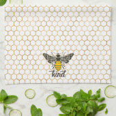 Bee Kind | Wees vriendelijk |  bijen Theedoek (Gevouwen)