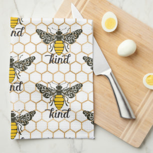 Bee Kind   Wees vriendelijk    keukenhanddoek voor