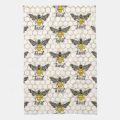 Bee Kind | Wees vriendelijk |  keukenhanddoek voor (Verticaal)