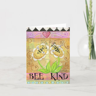 Bee Kind Wenskaart Feestdagen Kaart