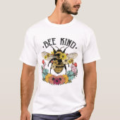 Bee Kind Wilde Vloer T-shirt (Voorkant)