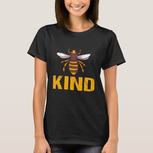Bee Kind  Women Cute Bee Clothes Be Kind Kids Girl T-shirt (Voorkant)