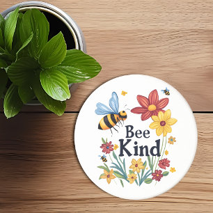 Bee Kind Zandsteen Onderzetter