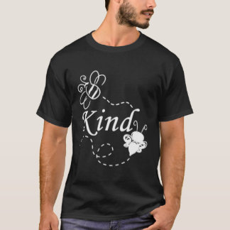 Bee Kind Zomer Feministisch T-shirt Bee Pocket Be