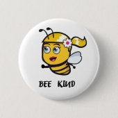 BEE    KINDBEE RONDE BUTTON 5,7 CM (Voorkant)