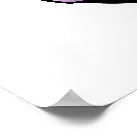 Bee-kini grappige bijenpuns poster (Hoek)