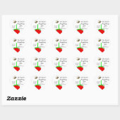 Bee Kissed Raspberry Jam Jar Label (Aanpassen) (Vel)