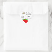 Bee Kissed Raspberry Jam Jar Label (Aanpassen) (Tas)