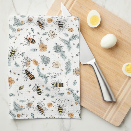 Bee Kitchen Towels Theedoek (Quarter Fold)