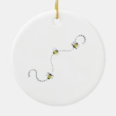 Bee koele  tekst bedoeld om bij te zijn keramisch ornament (Achterkant)