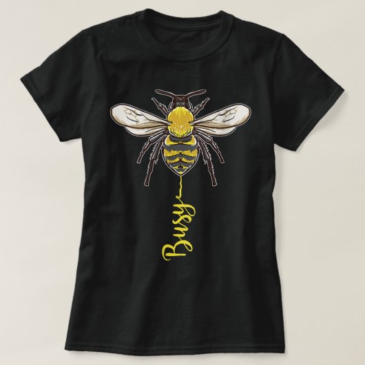 Bee Ladie, bijen T-shirt (Design voorkant)