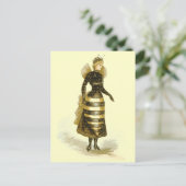  Bee Lady Briefkaart (Staand voorkant)