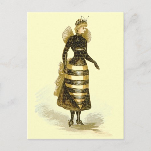  Bee Lady Briefkaart (Voorkant)