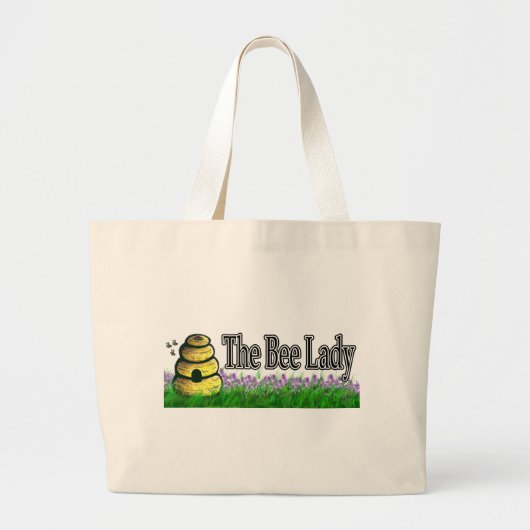 Bee Lady Grote Tote Bag (Voorkant)