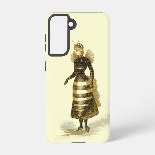  Bee Lady Samsung Galaxy Hoesje (Achterkant)