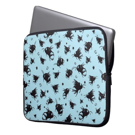 Bee-laptophoes | Verjaardagscadeau voor mama Laptop Sleeve (Voorkant Links)