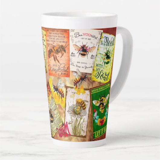 Bee Large Latte Mok (Rechterhoek)