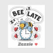 Bee Late Sticker (Vel)