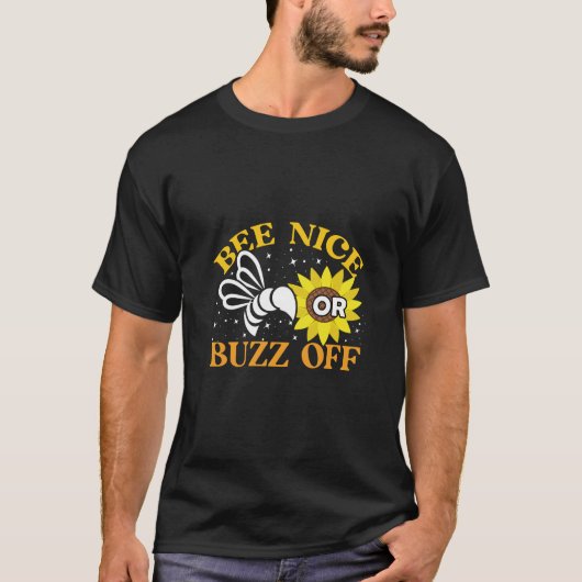 Bee leuk buzz off t-shirt (Voorkant)