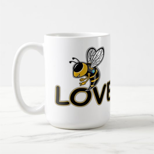 BEE LIEFDE  KOFFIEMOK (Links)