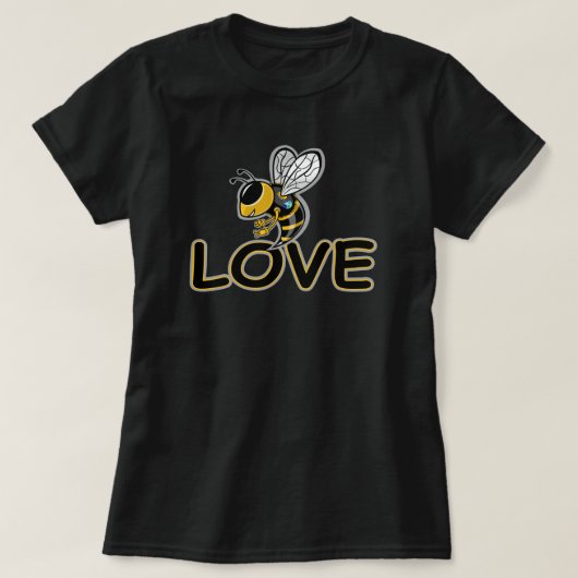 BEE LIEFDE  T-SHIRT (Design voorkant)