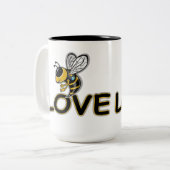 BEE LIEFDE TWEEKLEURIGE KOFFIEMOK (Voorkant links)