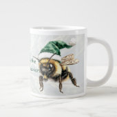 BEE-lieve In The Joy of the Season Bees and Bell Grote Koffiekop (Rechts)