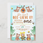Bee-lieve It Honey Beer Verjaardag Kaart (Voorkant)