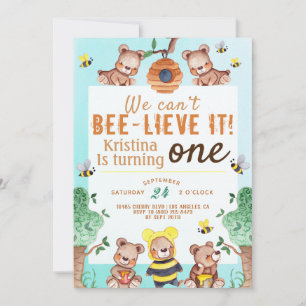 Bee-lieve It Honey Beer Verjaardag Kaart