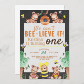 Bee-lieve It Honey Beer Verjaardag Kaart (Voorkant / Achterkant)