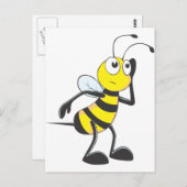 Bee Listening Briefkaart (Voorkant / Achterkant)