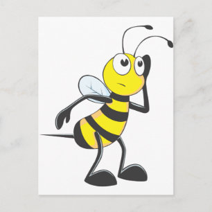 Bee Listening Briefkaart