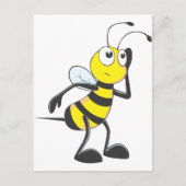 Bee Listening Briefkaart (Voorkant)