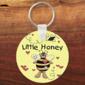 Bee Little Honey t-shirts and Gifts Sleutelhanger (Voorkant)