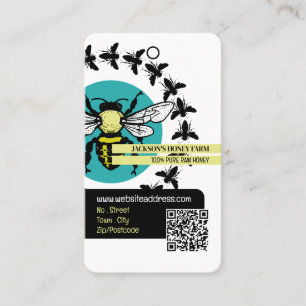 Bee Logo - Beeyard, Honing Boerderij Product Label