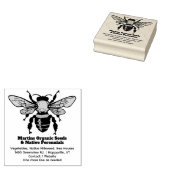 Bee Logo Holder Plant Nursery Garden Business Rubberstempel (Gestempeld)