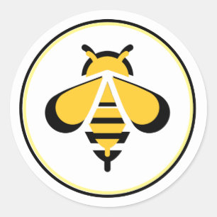 BEE-logo voor verkoop of plezier Ronde Sticker