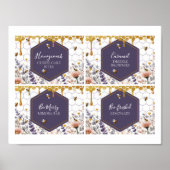 Bee-love en Bee-youtiful Food Kaarten Poster (Voorkant)