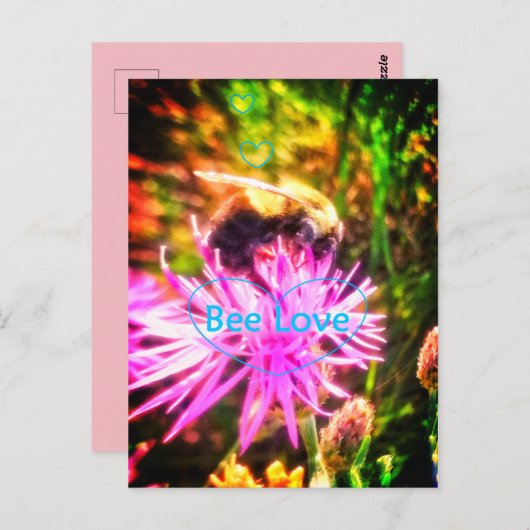 BEE LOVE ORIBRIGHT BRIEFKAART (Voorkant / Achterkant)