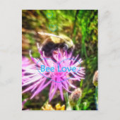 BEE LOVE ORIGINEEL BRIEFKAART (Voorkant)