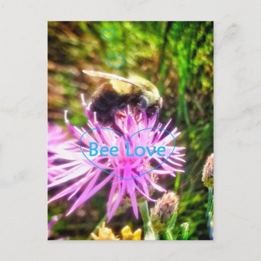 BEE LOVE ORIGINEEL BRIEFKAART (Voorkant)