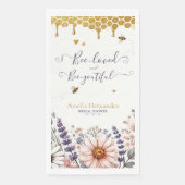 Bee-Loved en Bee-Youtiful Vrijgezellenfeest Servet (Voorkant)