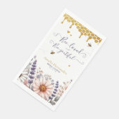 Bee-Loved en Bee-Youtiful Vrijgezellenfeest Servet (Hoek)