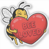 Bee Loved Sticker (Voorkant)