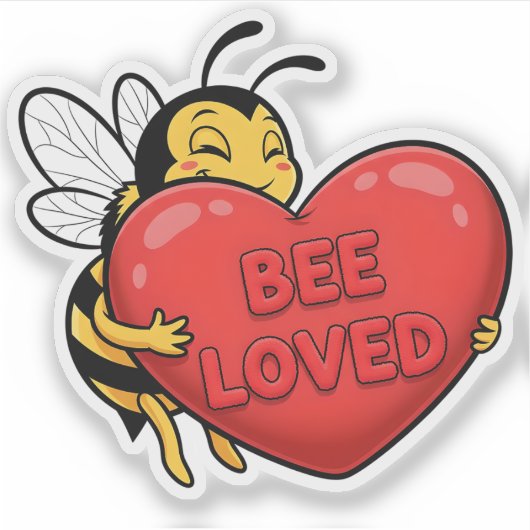 Bee Loved Sticker (Voorkant)
