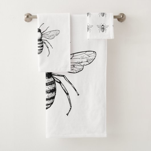 Bee Lover Bad Handdoek (Insitu)
