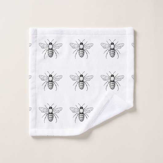Bee Lover Bad Handdoek (Wasdoekje)