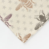 Bee Lover Deken Retro Bijen Gift Gooi (Hoek)